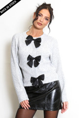 Bow Front Cardigan