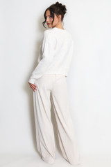 Soft Knit Cardigan With Bows