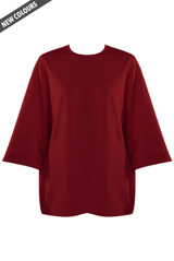 Oversized T-shirt With 3/4 Sleeve