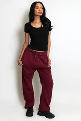 Short Sleeve Fitted Ribbed Top