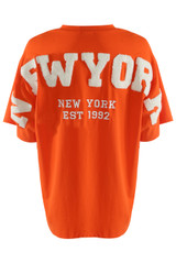 New York Embossed Back T-Shirt