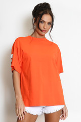 New York Embossed Back T-Shirt