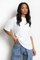 New York Embossed Back T-Shirt