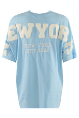 New York Embossed Back T-Shirt