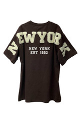 New York Embossed Back T-Shirt