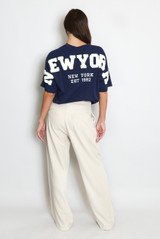 New York Embossed Back T-Shirt New York Embossed Back T-Shirt