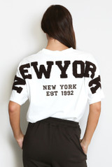 New York Embossed Back T-Shirt New York Embossed Back T-Shirt