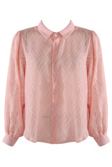 Sheer Patterned Blouse