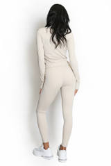 Active Zip Top And Push Up Legging Set