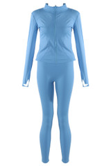 Active Zip Top And Push Up Legging Set