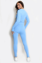 Active Zip Top And Push Up Legging Set