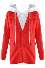 Tailored Blazer With Hoodie Insert
