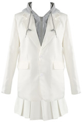 Blazer With Hoodie Insert And Skirt Set