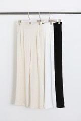 Linen Wide Leg Trousers