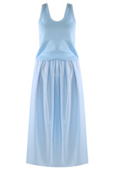 Casual Ribbed Vest Midi Dress