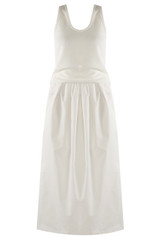 Casual Ribbed Vest Midi Dress