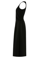 Casual Ribbed Vest Midi Dress