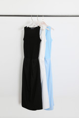 Casual Ribbed Vest Midi Dress