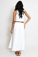 Casual Ribbed Vest Midi Dress