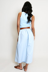 Casual Ribbed Vest Midi Dress