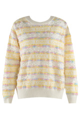 Love Slogan Stripe Jumper