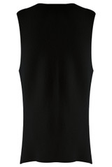 Button Front Knit Waistcoat