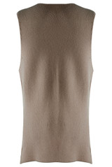 Button Front Knit Waistcoat