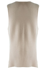 Button Front Knit Waistcoat