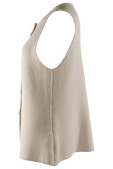 Button Front Knit Waistcoat