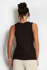 Button Front Knit Waistcoat