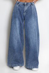 Embellished Acid Wash Cropped T-Shirt