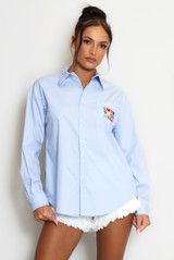 Love Yourself Slogan Blouse