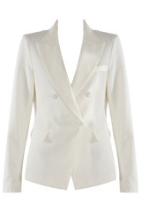 Double Breasted Textured Blazer
