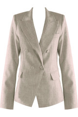 Double Breasted Textured Blazer