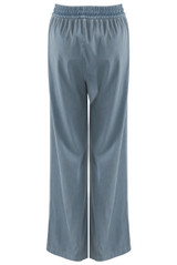 Wide Leg Denim Trouser