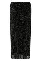 Studded Lined Midi Skirt 