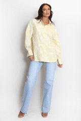 Floral Embroidered Shirt