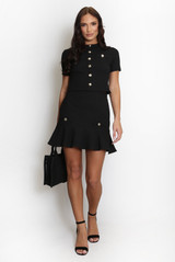 Short Sleeve Button Front Top