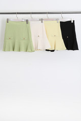 Ruffle Hem A-Line Skirt