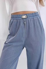Elasticated Waist Wide Leg Trousers
