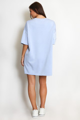 Rhinestone Drop Shoulders Tee