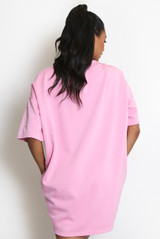 Rhinestone Drop Shoulders Tee