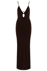 Golden Ring Cut Out Cami Dress