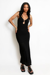 Golden Ring Cut Out Cami Dress