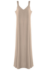 Relaxed Ruched Strap Cami Dress