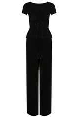 Textured Woven Top And Trouser Set