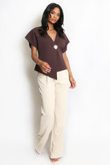 Fine Knit Asymmetric Cardigan 