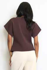 Fine Knit Asymmetric Cardigan 