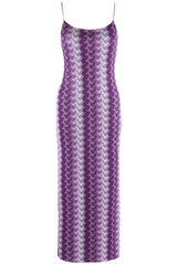 Zig Zag Wavy Cami Midi Dress