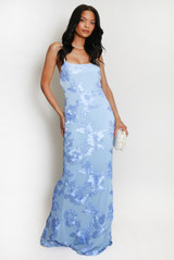 Floral Lace Lined Cami Maxi Dress